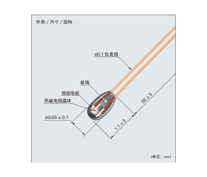 日本芝浦电阻PSB-S7 热敏电阻 微型热敏电阻